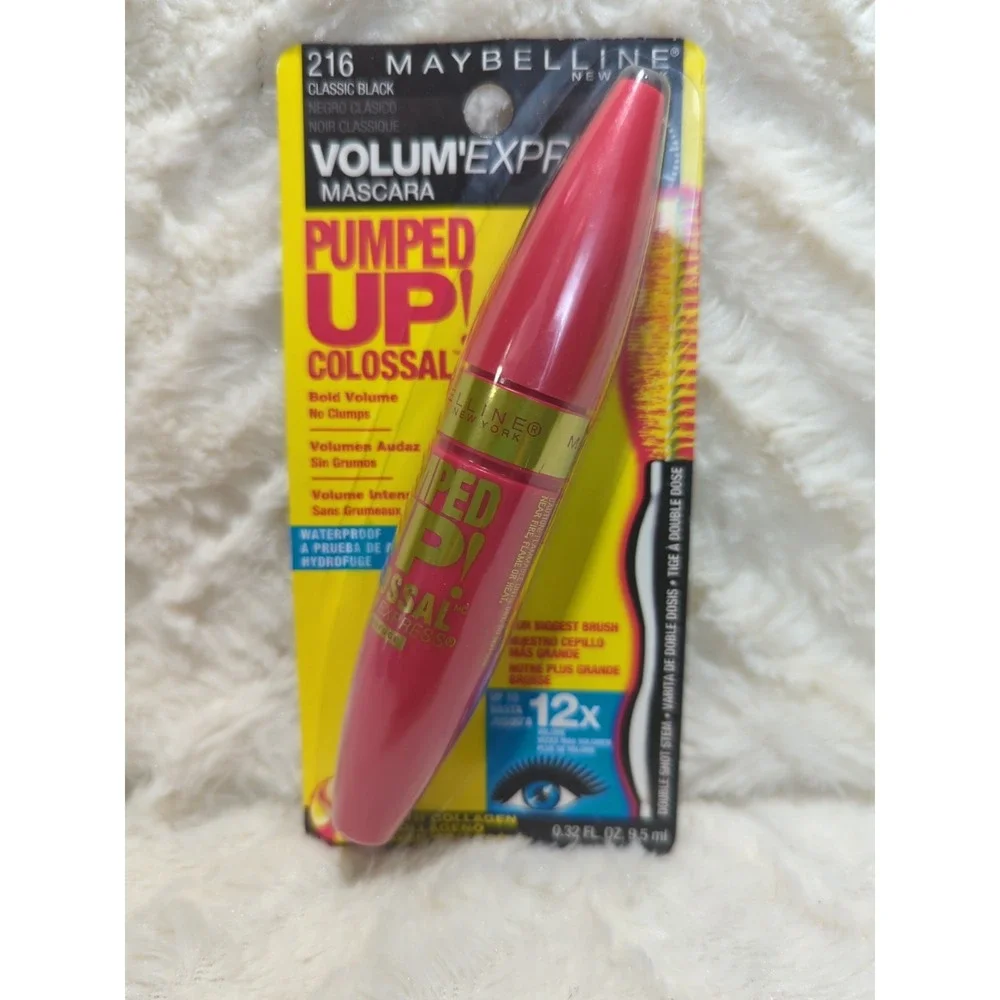 Maybelline Volum'‎ Express Mascara Pumped Up Colossal Waterproof .32fl oz #216